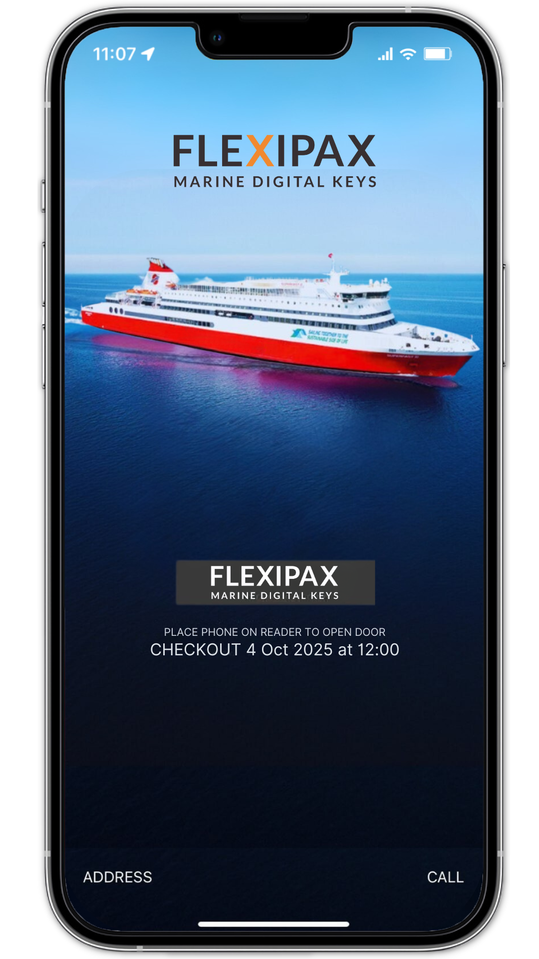 FLEXIPAX mobile key application